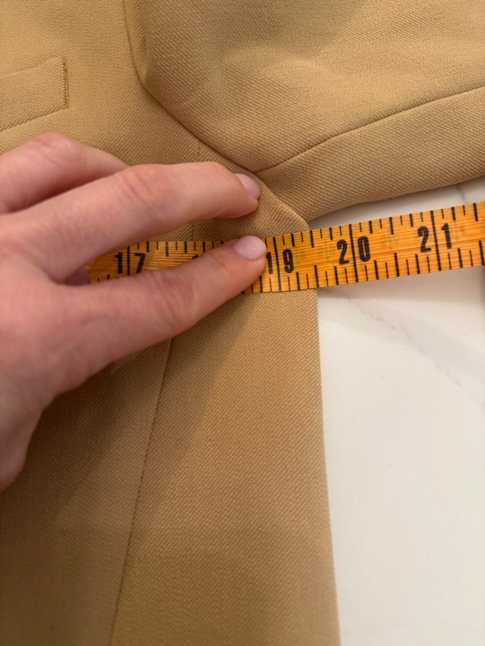 ZARA Butterscotch Color One Button Closure Blazer - Picture 10 of 10